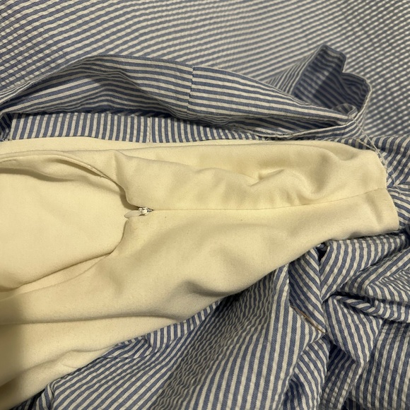 Hatch Striped Blue Dress Size 0 - Picture 9 of 10